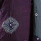 Violet Cotton Hand Bandhani Unstitched Suit