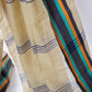 Beige Plain Cotton Handloom Saree