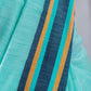 Blue Plain Cotton Handloom Saree