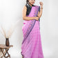 Pink Cotton Soft Jamdani Handloom Saree