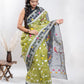 Green Handloom Pure Cotton Jamdani Saree