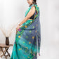 Sea Green Handloom Cotton Tissue Jamdani Saree