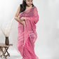 Pink Handloom Cotton Soft Jamdani Saree