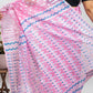 Pink Handloom Cotton Soft Jamdani Saree