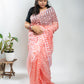 Salmon Handloom Cotton Soft Jamdani Saree