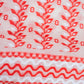 White & Red Handloom Cotton Soft Jamdani Saree