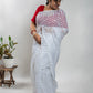 White Handloom Cotton Soft Jamdani Saree