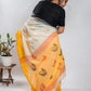 White Handloom Pure Cotton Jamdani Saree