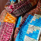 Bengal Kantha Patchwork Silk Stole Reversible