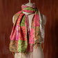 Bengal Kantha Patchwork Reversible Silk Stole