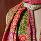 Bengal Kantha Patchwork Reversible Silk Stole