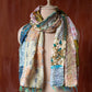 Bengal Kantha Patchwork Reversible Silk Stole