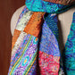 Bengal Kantha Patchwork Reversible Silk Stole