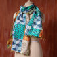 Bengal Kantha Patchwork Reversible Silk Stole