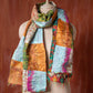 Bengal Kantha Patchwork Reversible Silk Stole