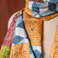 Bengal Kantha Patchwork Reversible Silk Stole