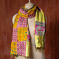 Bengal Kantha Patchwork Reversible Silk Stole