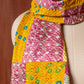 Bengal Kantha Patchwork Reversible Silk Stole