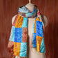 Bengal Kantha Patchwork Reversible Silk Stole