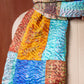 Bengal Kantha Patchwork Reversible Silk Stole