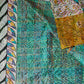 Bengal Kantha Patchwork Reversible Silk Stole