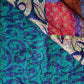 Bengal Kantha Patchwork Reversible Silk Stole