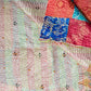 Bengal Kantha Patchwork Reversible Silk Stole