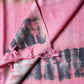 Pink Shibori Woven Bhagalpuri Linen Stole