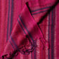 Magenta Woven Bhagalpuri Linen Stole