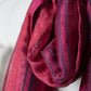 Magenta Woven Bhagalpuri Linen Stole