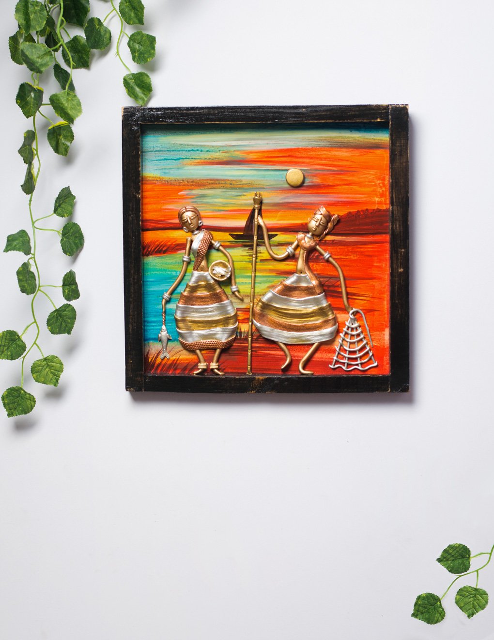 Handmade Wooden Wall Hanging with Hand Painted - Artytales