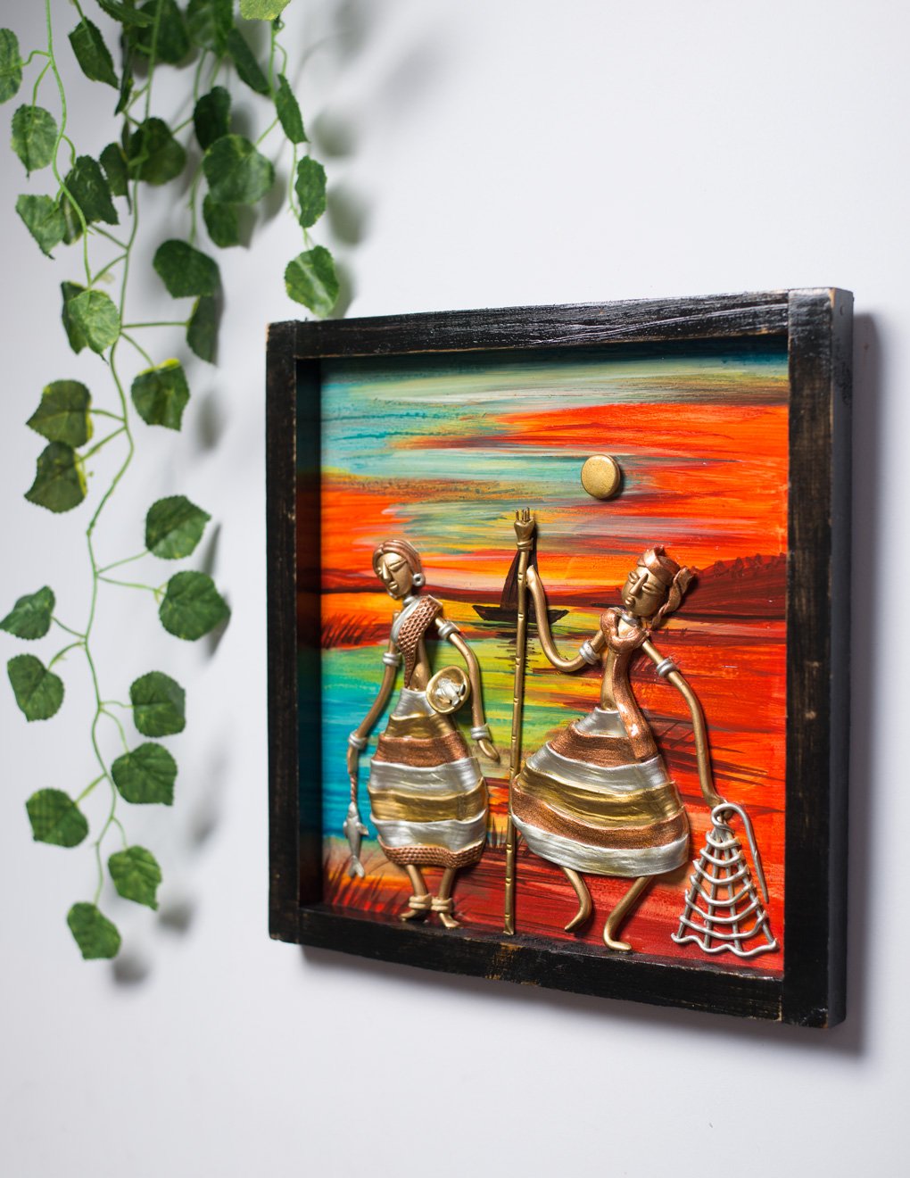 Handmade Wooden Wall Hanging with Hand Painted - Artytales