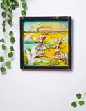 Handmade Wooden Wall Hanging with Hand Painted - Artytales