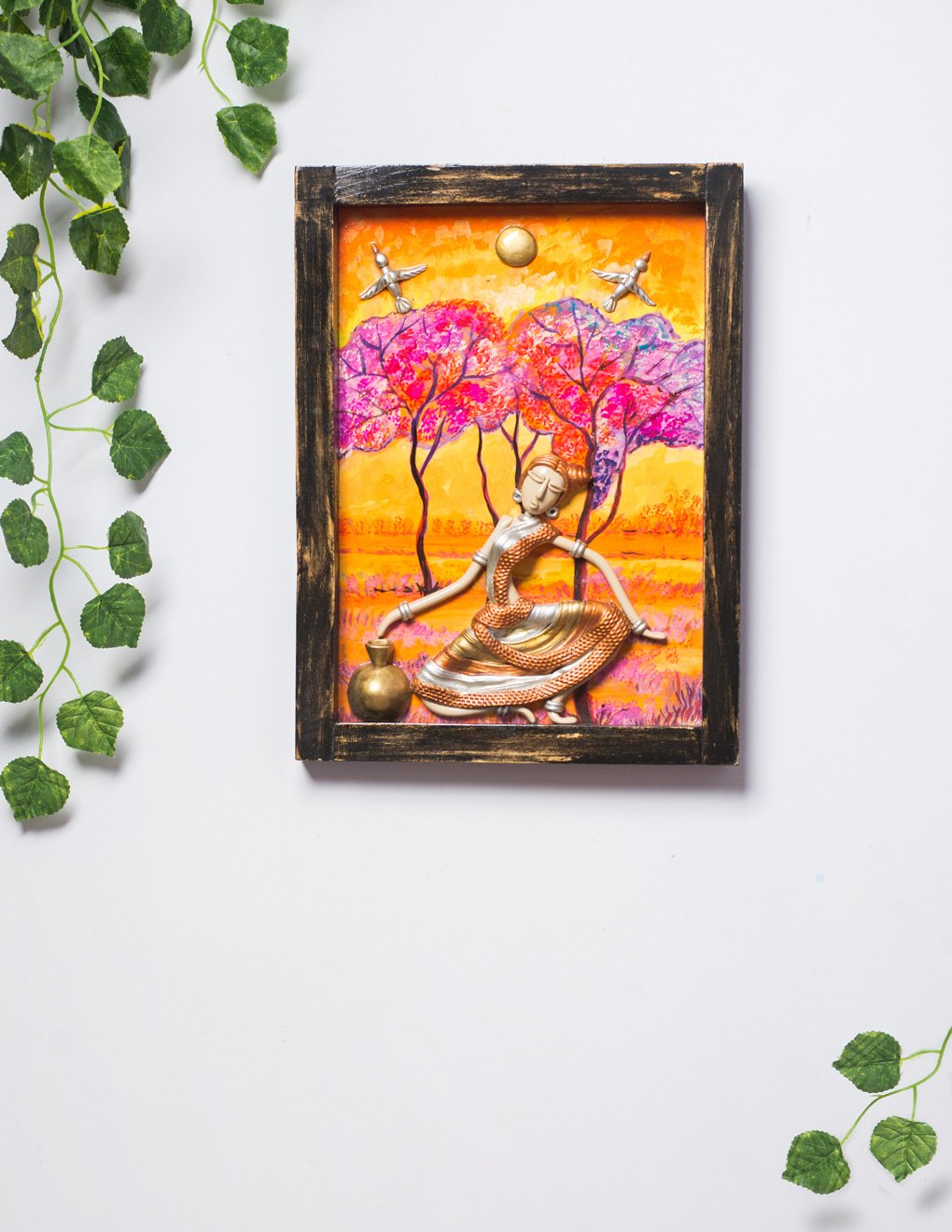 Handmade Wooden Wall Hanging with Hand Painted - Artytales