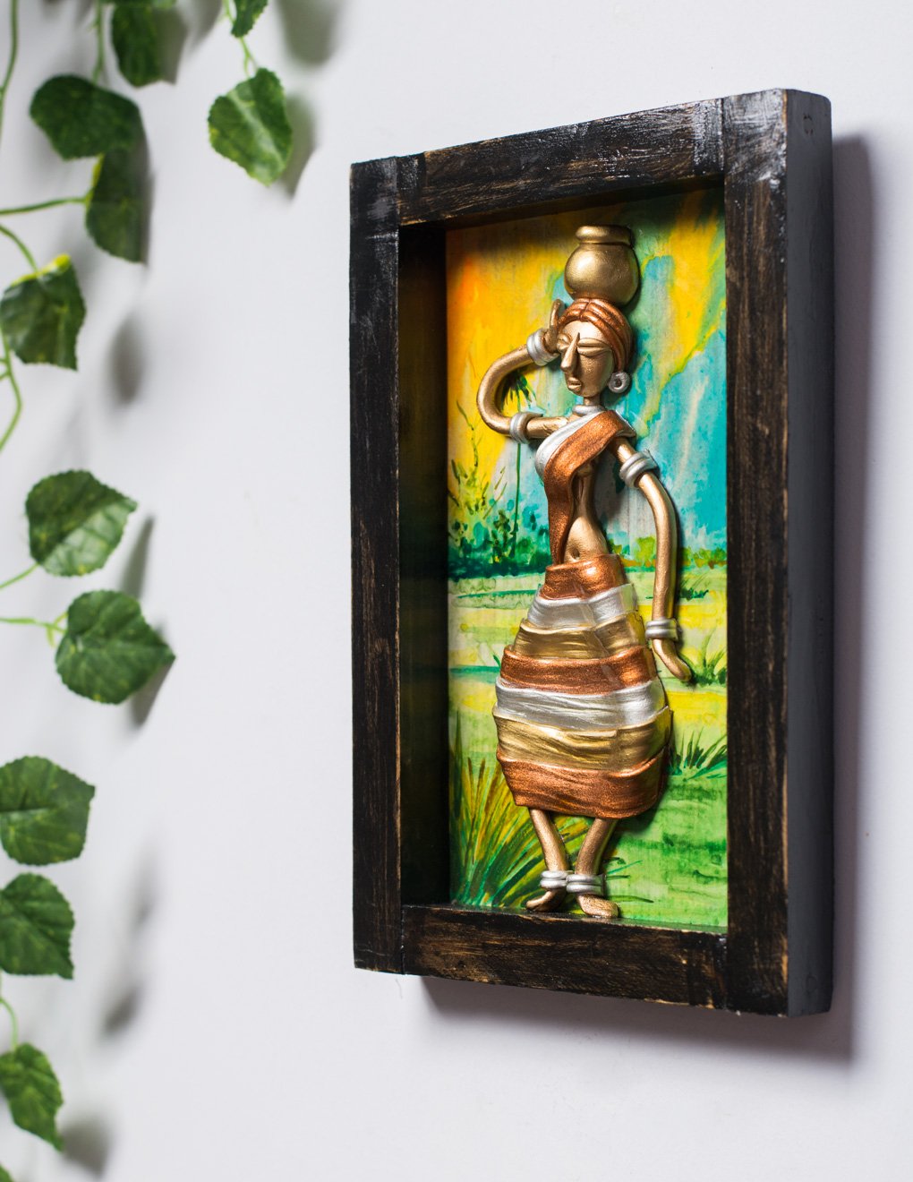 Handmade Wooden Wall Hanging with Hand Painted - Artytales