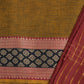 Mustered Handloom Mangalagiri Unstitched Suit