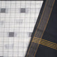 White Check Handloom Cotton Woven Unstitched Suit