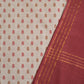 Beige Handloom Cotton Printed Unstitched Suit
