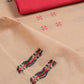 Beige Handloom Cotton Woven Unstitched Suit