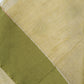 White & Green Handloom Cotton Jamdani Saree