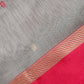 Grey Hand Woven Pure Maheshwari Silk Buti Saree