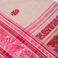 Beige Bengal Handloom Tant Cotton Saree