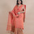 Red Banarasi Cotton Silk Suits with Alfi Tanchoi Weaving - Artytales