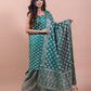 Green & Yellow Variant Banarasi Cotton Silk Suits with Alfi Tanchoi Weaving - Artytales