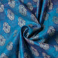 Blue Banarasi Cotton Silk Suits with Alfi Tanchoi Weaving - Artytales