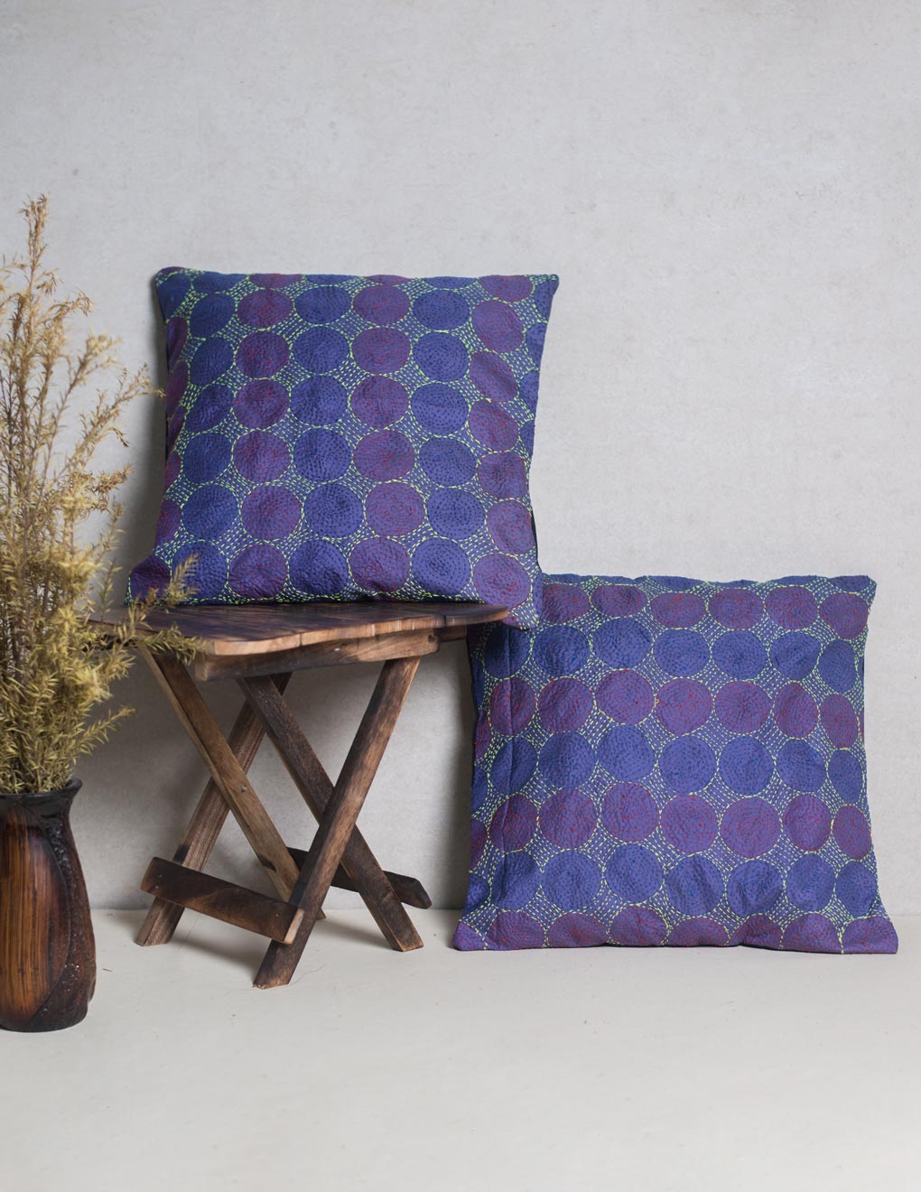 Kantha Cushion Cover Set of 2