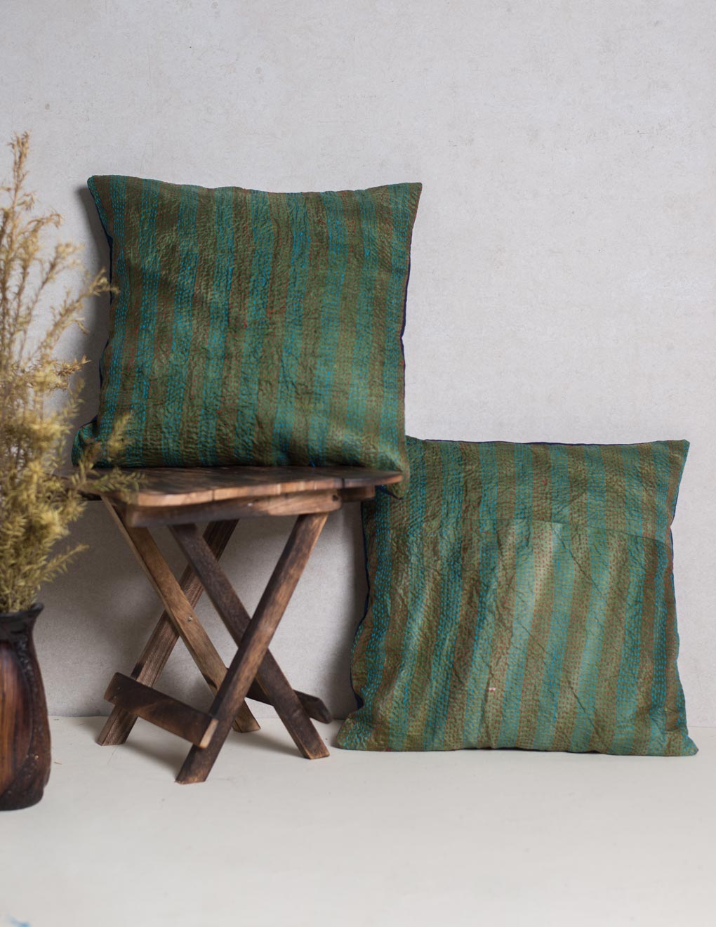 Kantha Cushion Cover Set of 2