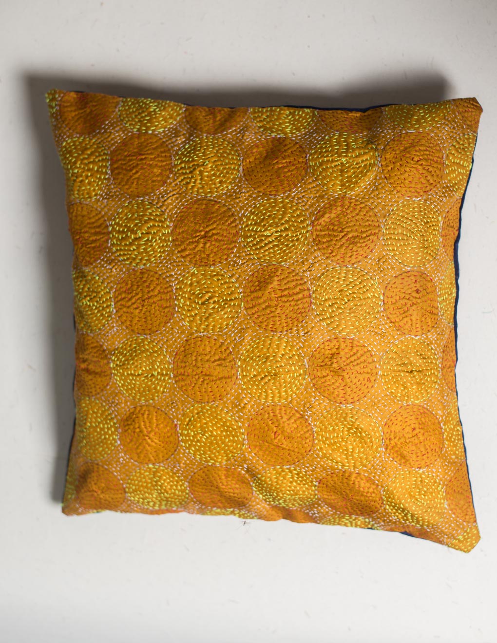 Bengal Kantha Cushion Cover Single