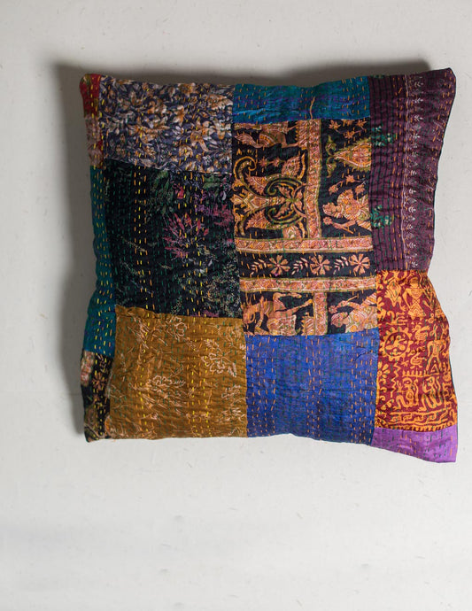 Kantha Patch Work Cushion Cover Single