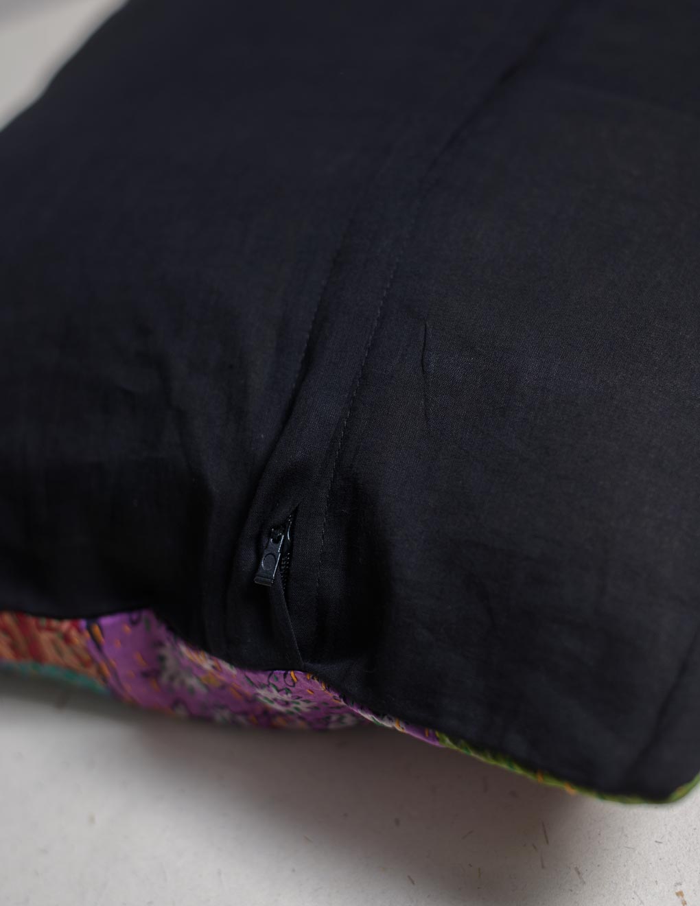 Kantha Patch Work Cushion Cover Single